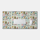 Romantisch Parijs Bureaumat (Keyboard & Muis)