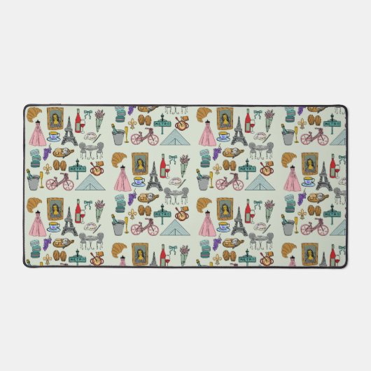 Romantisch Parijs Bureaumat (Voorkant)