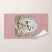 Romantisch Parijs, Eiffeltoren, Franse Kunst Bad Handdoek (Handdoek)