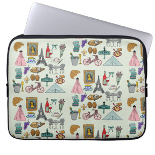 Romantisch Parijs Laptop Sleeve