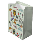 Romantisch Parijs Medium Cadeauzakje (Achterkant Gekanteld)