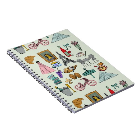 Romantisch Parijs Notitieboek (Rechterzijde)