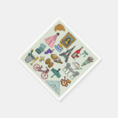 Romantisch Parijs Servet (Hoek)