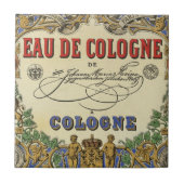 Romantisch  parisiaans etiket tegeltje (Voorkant)