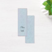 Romantisch pastelbloemontwerp mini visitekaartjes (Bureau)