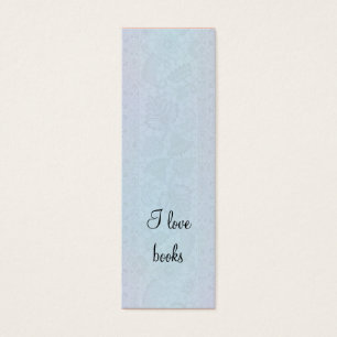 Romantisch pastelbloemontwerp mini visitekaartjes