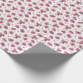 romantisch patroon cadeaupapier (Hoek)