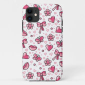romantisch patroon Case-Mate iPhone case (Achterkant)