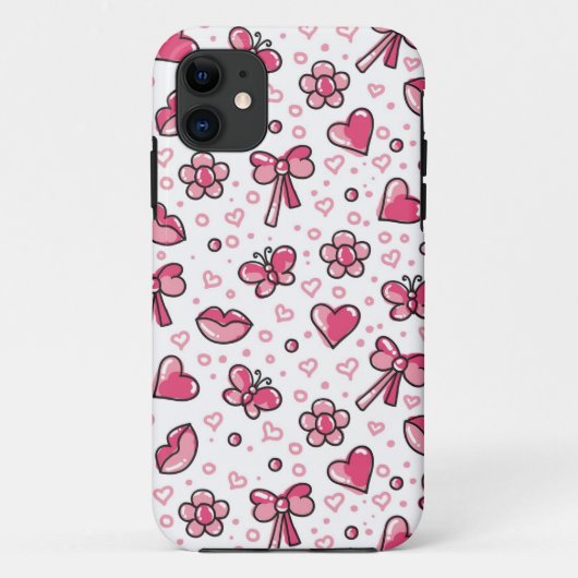 romantisch patroon Case-Mate iPhone case (Achterkant)