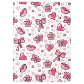 romantisch patroon klembord (Achterkant)