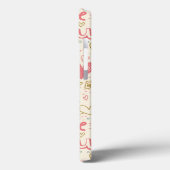 Romantisch patroon met hart en nieren Case-Mate iPhone case (Achterkant / Links)