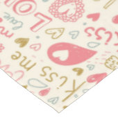 Romantisch patroon met hart en nieren tafelkleed (Gekanteld)