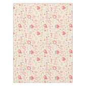 Romantisch patroon met hart en nieren tafelkleed (Voorkant)