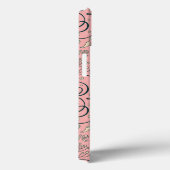 Romantisch patroon met hart en vogels Case-Mate iPhone case (Achterkant / Rechts)