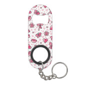 romantisch patroon mini flessenopener (Achterkant)