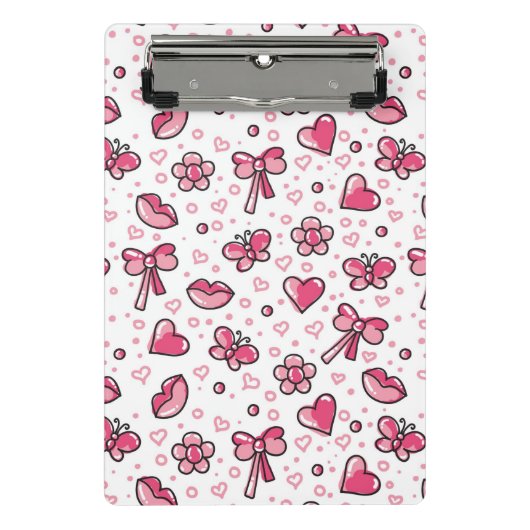 romantisch patroon mini klembord (Voorkant)