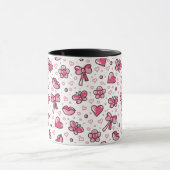 romantisch patroon mok (Midden)