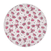 romantisch patroon snijplank (Voorkant)