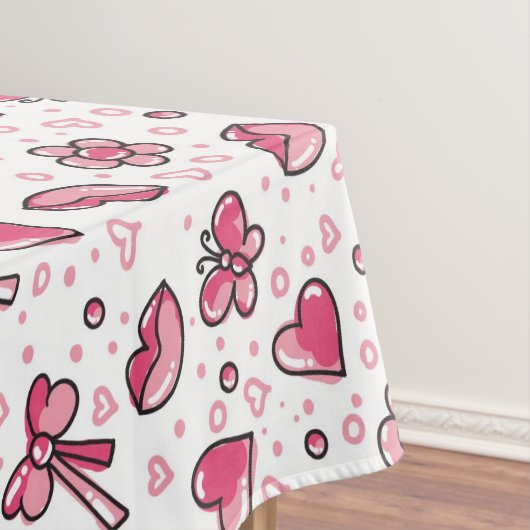 romantisch patroon tafelkleed (Voorbeeld)