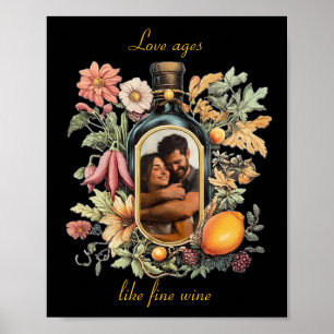 Romantisch Persoonlijk Foto Huwelijksjubileum Cade Poster
