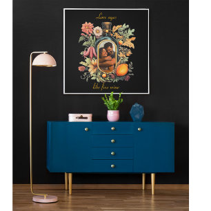 Romantisch Persoonlijk Foto Huwelijksjubileum Cade Poster