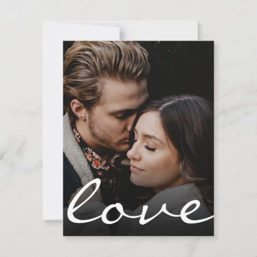 Romantisch Persoonlijk Fotoliefdesscript Maak het Notitiekaartje (Voorkant)