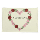 Romantisch Persoonlijk Kussensloop -  Foto & Tekst (Achterkant-Links)