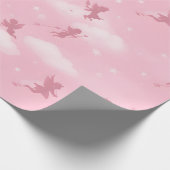 Romantisch pijl- en wolkenpatroon cadeaupapier (Hoek)