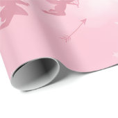 Romantisch pijl- en wolkenpatroon cadeaupapier (Rol Hoek)