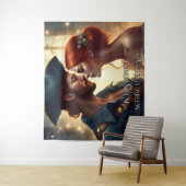 Romantisch piratenpaar - op dit moment, niets wandkleed (In situ)