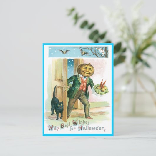 Romantisch pompoen  Briefkaart (Staand voorkant)