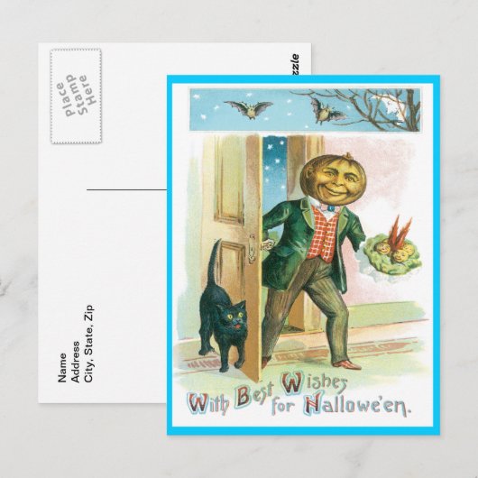 Romantisch pompoen  Briefkaart (Voorkant / Achterkant)