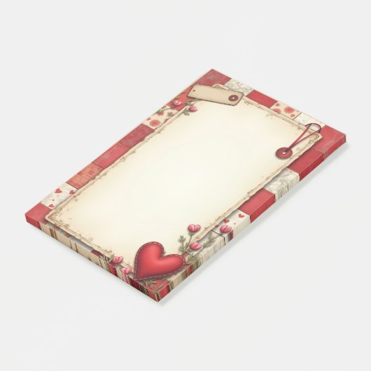 romantisch post-it® notes (Schuin)
