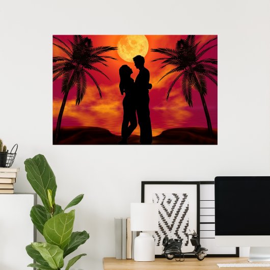 Romantisch Poster (Thuiskantoor)