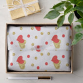 Romantisch Rode Hart Tissuepapier (Geschenk)