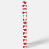 Romantisch rood 3D-hartpatroon Klassieke Valentijn Case-Mate iPhone Case (Achterkant / Links)