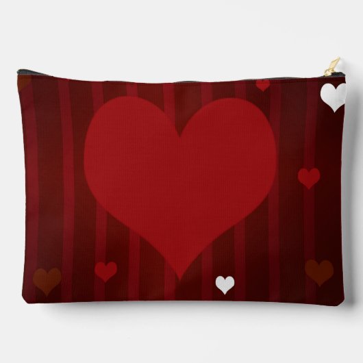 Romantisch Rood en Wit Love Me Heart Valentijn Etui (Achterkant)