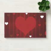 Romantisch Rood en Wit Love Me Heart Valentijn Post-it® Notes (Kantoor)