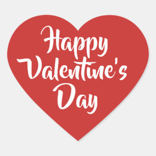Romantisch rood hart hart sticker
