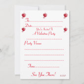 romantisch rood liefde hart kaars valentijn feest kaart (Achterkant)