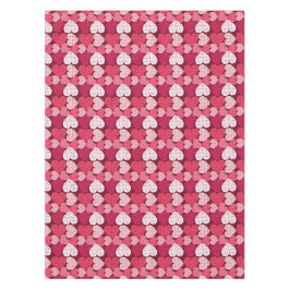 Romantisch Rood & Roze Jigsaw Puzzel Hartpatroon Tafelkleed
