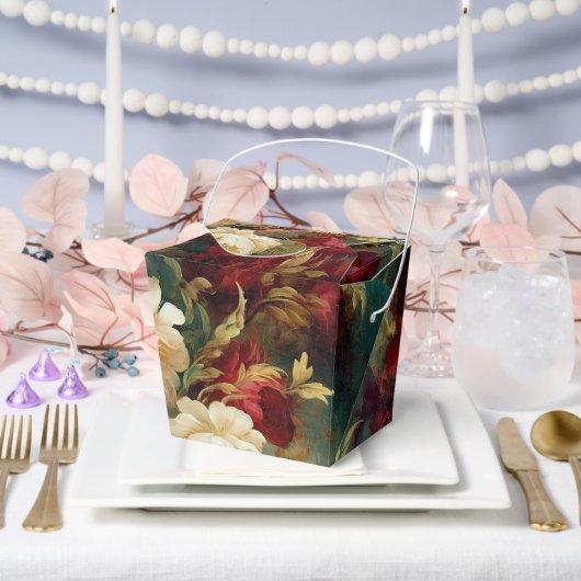 Romantisch Rood Wit Bloemen Vrijgezellenfeest Brui Bedankdoosjes (Huwelijk)