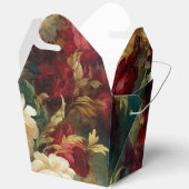 Romantisch Rood Wit Bloemen Vrijgezellenfeest Brui Bedankdoosjes (Open)