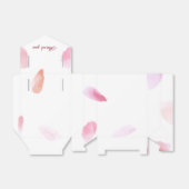 Romantisch Roos bloemblaadjes Bedankdoosjes (Uitgevouwen)