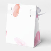 Romantisch Roos bloemblaadjes Bedankdoosjes (Achterkant)