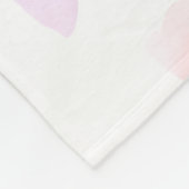 Romantisch Roos bloemblaadjes Fleece Deken (Hoek)