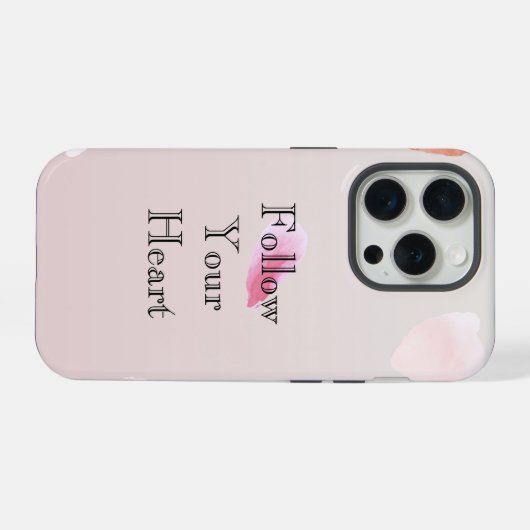 Romantisch Roos bloemblaadjes iPhone Hoesje (Achterkant horizontaal)