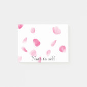 Romantisch Roos bloemblaadjes Post-it® Notes (Voorkant)