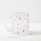 Romantisch Roos bloemblaadjes Reisbeker (Links)