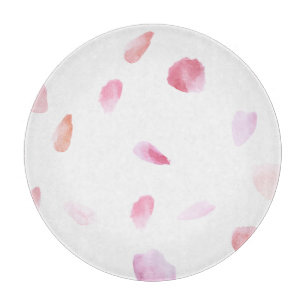 Romantisch Roos bloemblaadjes Snijplank